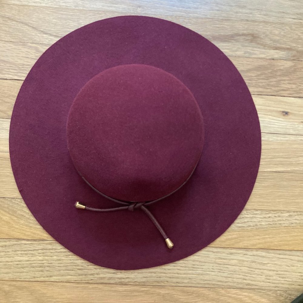 Scala Burgundy Wool Hat - image 2